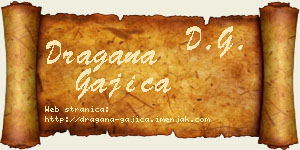 Dragana Gajica vizit kartica